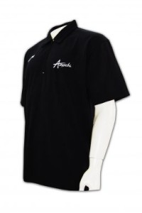 DS003 printed darts polo shirt  tailor made short sleeves team group tailor made printed supplier hk company
